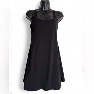 Ewedoos Tennis Dress w/Built in Bra & Shorts Pockets Womens S  Black